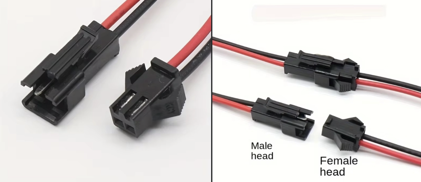 Conectores 2 polos,para conecciones como parlantes,focos Nieblineros,ramal de radios, hilos